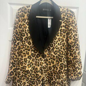 Leopard Print Blazer Brand New with Tags - New York and Company - size 12